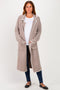 Latte Open Front Knit Sweater Coat