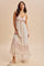Vintage Pink Mixed Floral Maxi Dress