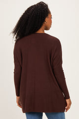 Cacao Oversize Pocket Sweater Top