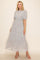 Sage Floral Chiffon Maxi Dress
