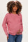 Pink Waffle Textured Maternity Sweater