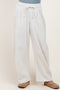 Bone Fleece Barrel Leg Maternity Sweatpants