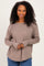 Cocoa Exposed Seam Long Sleeve Top