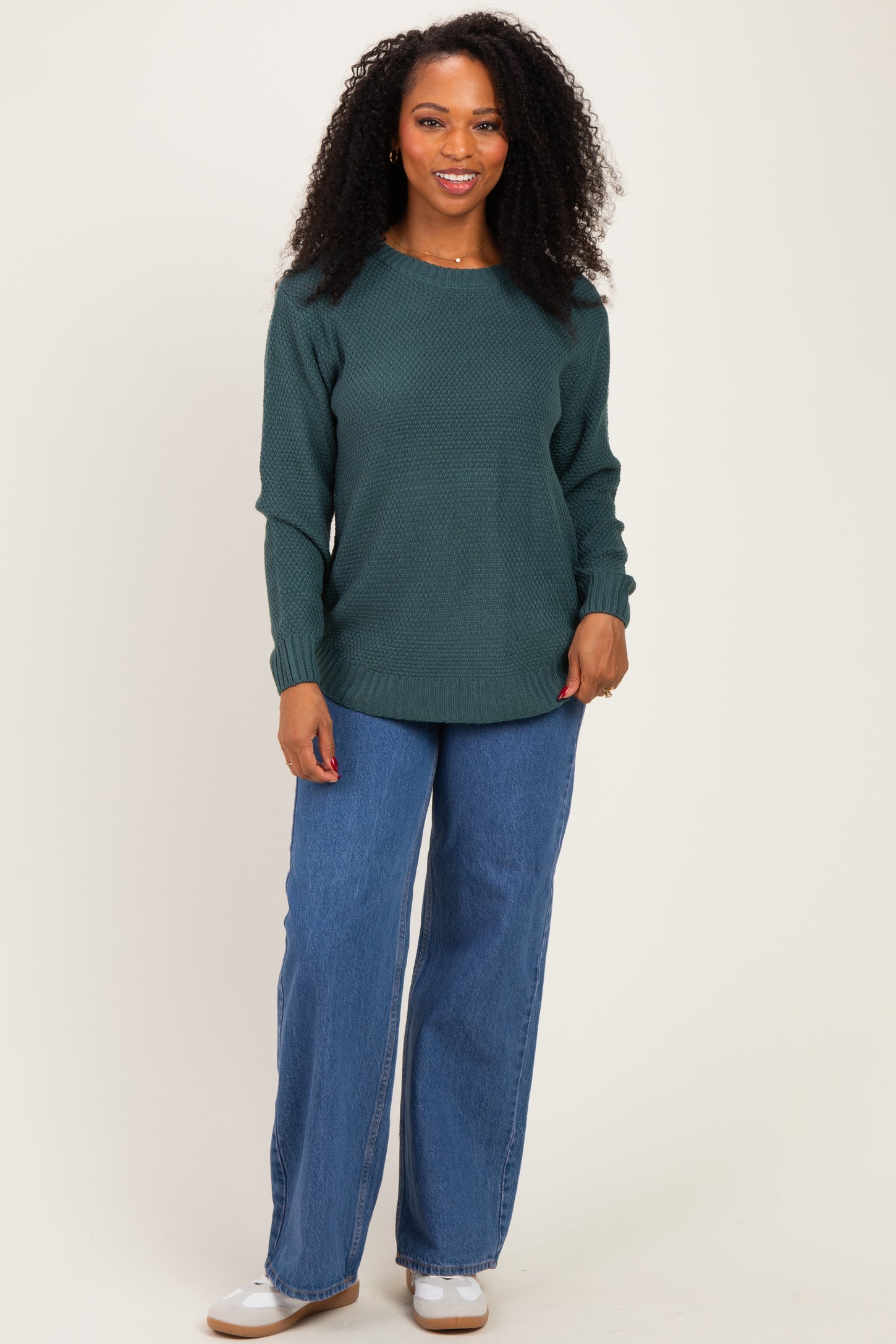 Ash Jade Knit Pullover Sweater