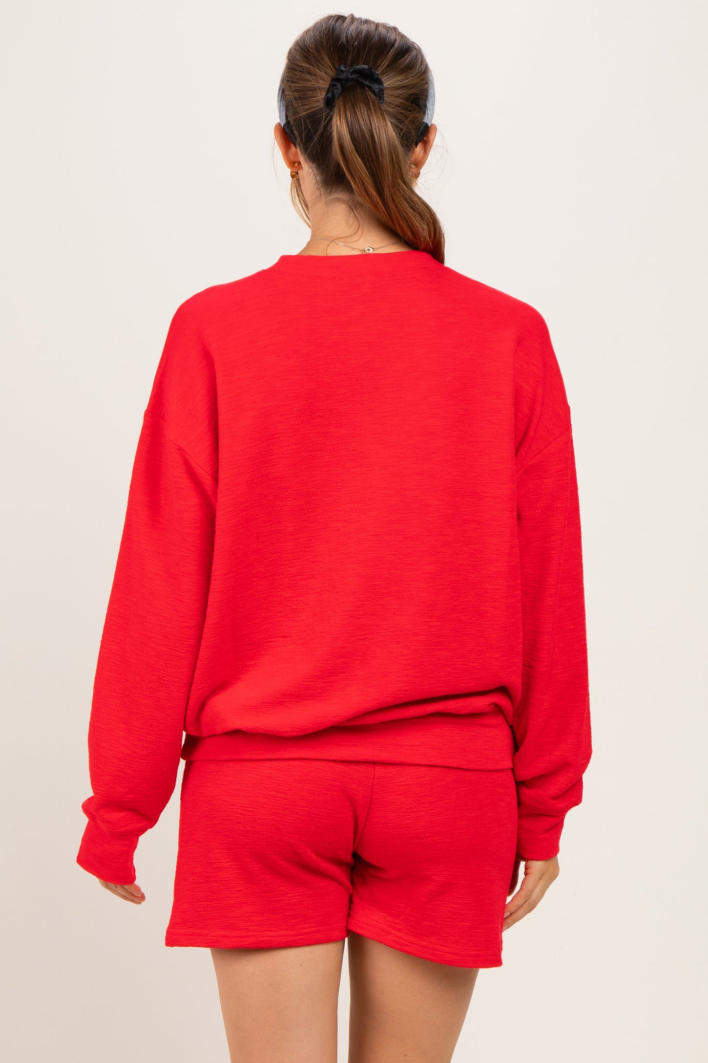 Ruby Maternity Pullover & Shorts Set