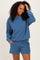 Dusty Blue Pullover & Shorts Set
