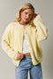 Butter Long Sleeve Crew Neck Cardigan