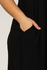 Black Cami Strap Plus Maxi Dress