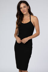 Black Halter Neck Dress