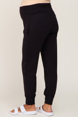 Black Soft Maternity Joggers