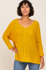 Mustard Chunky Knit Sweater