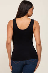 Black Seamless Tank Top