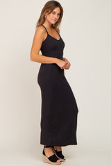 Black Racerback Maxi Dress