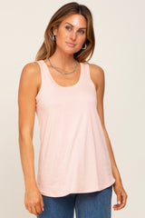 Light Peach Maternity Tank Top