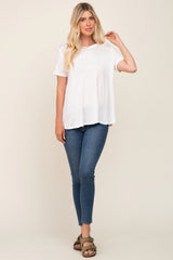 White Basic Tee