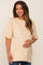 Yellow Basic Oversized Maternity T-Shirt