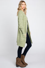 Sage Basic Knit Cardigan