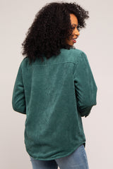 Forest Green Reversible Shirt Jacket