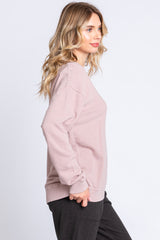 Light Pink Long Sleeve Top