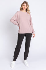 Light Pink Long Sleeve Top