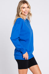 Royal Blue Pullover Sweatshirt