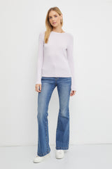 Lavender Long Sleeve Maternity Top