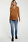 Blue Slightly Distressed Raw Hem Maternity Jeans