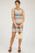 Green Striped Sleeveless Maternity Sweater Dress
