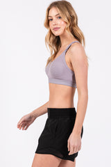 Grey Tranquil Nursing Low Impact Sports Bra