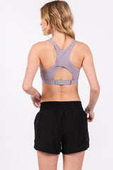 Grey Tranquil Nursing Low Impact Sports Bra