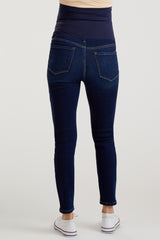 Navy Skinny Maternity Jeans