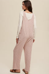 Light Pink Scoop Neck Sleeveless Jumpsuit