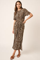 Mocha Two-Way Maxi Dress