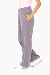 Gray Fleece Lined Lounge Pants