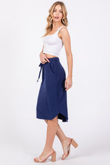 Light Navy Blue Skirt