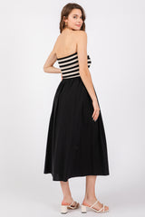 Black Strapless Dress