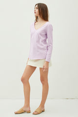 Lavender Long Sleeve Shirt