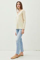 Beige Long Sleeve Shirt