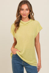 Lime Knit Maternity Tunic Sweater Top