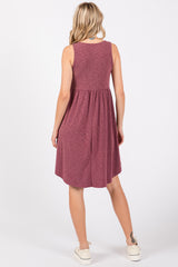 Violet Babydoll Sleeveless Dress