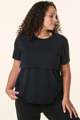 Black Bravado Lift Up Nursing Top