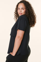 Black Bravado Lift Up Nursing Top