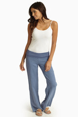 Blue Linen Pants