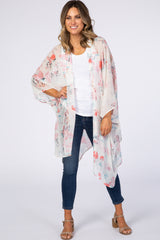 PinkBlush White Floral Cover Up