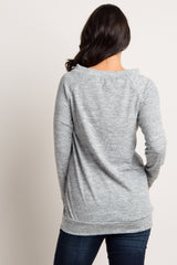 Heather Grey Basic Sweater