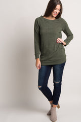 Olive Basic Sweater