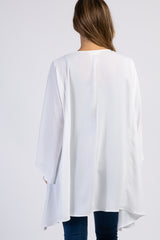 Ivory Long Sleeve Maternity Cover Up