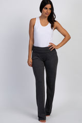 PinkBlush Charcoal Grey Foldover Maternity Lounge Pants