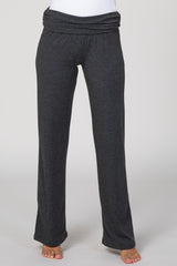 PinkBlush Charcoal Grey Foldover Short Lounge Pants