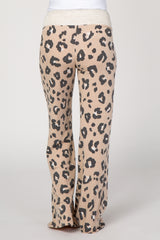 PinkBlush Taupe Leopard Print Maternity Lounge Pants